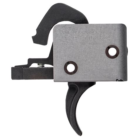 AR-15/10 Full-Auto Compatible Single Stage Trigger – Curved | CMC Triggers