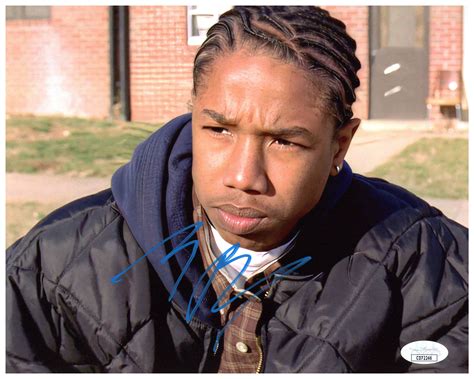 Michael B. Jordan Signed 8x10 Photo The Wire Wallace Autographed JSA C – Zobie Productions