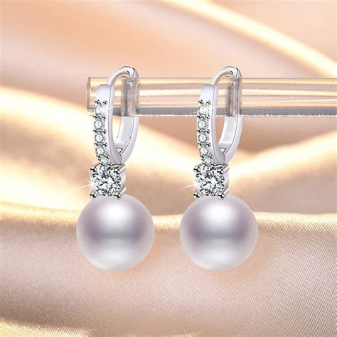 Buy Silver Plated American Diamond Studded Contemporary Pearl Korean ...