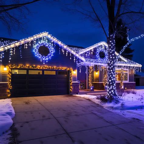 Tips for Hanging Christmas Lights Around Your Garage Door