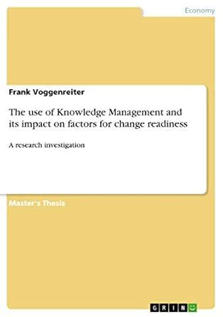 Buy The use of Knowledge Management and its impact on factors for ...
