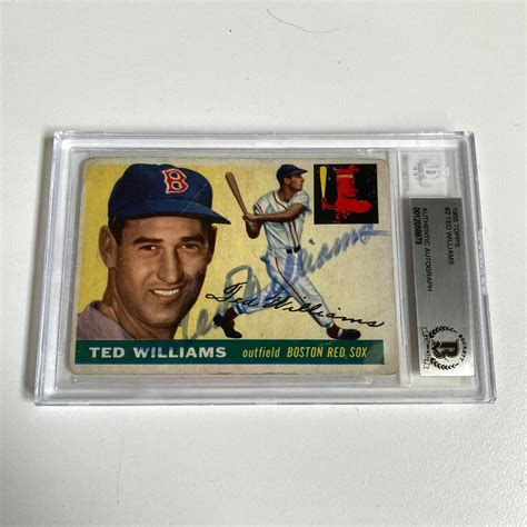 Ted Williams Baseball Card