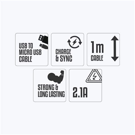 ZEB-MU2100V High Quality Micro USB Cable 1M Length