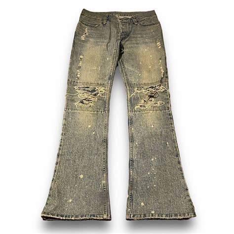 Rare 00s If Six Was Nine Archive MUD MAX Denim Pants ifsixwasnine イフ ...