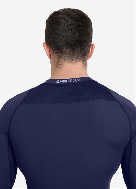 Shrey Intense Compression Cricket Long Sleeve Colour Navy Blue