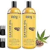 Buy Rey Naturals Cold Pressed Castor Oil For Hair Growth | Castor Oil ...
