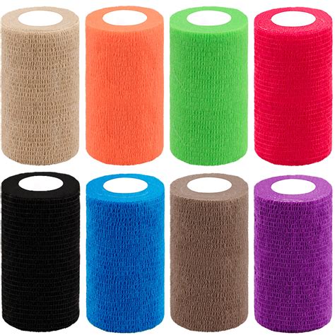 Bqtq 8 Rolls Cohesive Bandage 4 Inch Self Adherent Sport | Desertcart INDIA