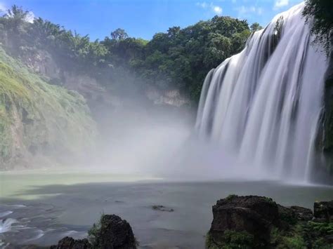 高山流水摄影图__山水风景_自然景观_摄影图库_昵图网nipic.com