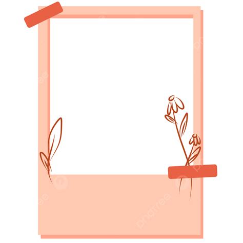 Aesthetic Frame Polaroid Clipart, Frame Clipart, Aesthetic Clipart ...