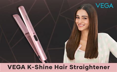 VEGA Vhsh-28 K-Shine Hair Straightener With Keratin Infused Plates & I ...