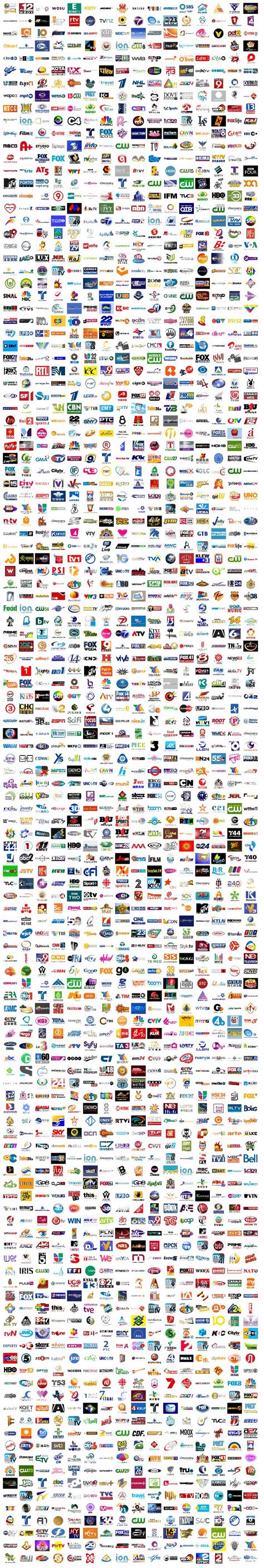 Cable TV Channel Logos 的图像结果