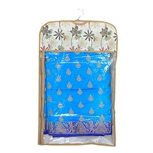 Kuber Industries 6 Piece PVC Hanging Saree Cover Set, Brown (KI19363 ...