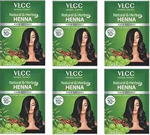 Buy VLCC Natural & Herbal Henna, 120 g (Pack of 6) Online at Low Prices ...