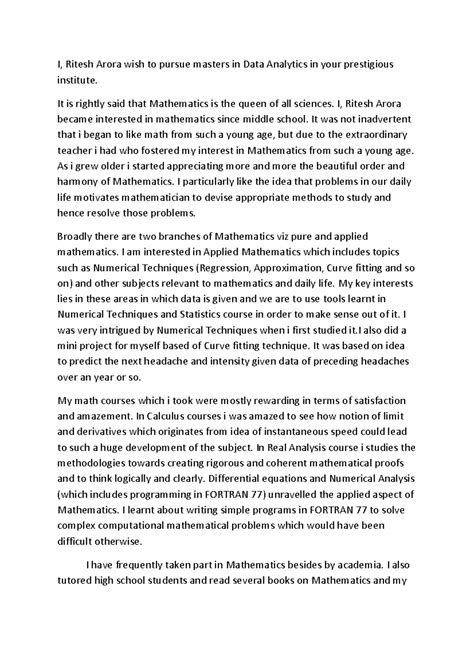 358032115 Master's Essay: Passion for Data Analytics & Mathematics ...