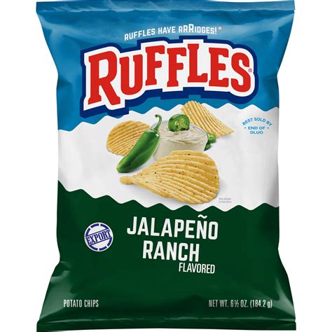 Ruffles Jalapeno Ranch Potato Chips 184.2 g Online at Best Price | Lulu UAE
