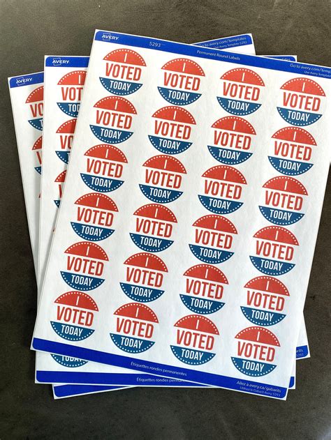 Free printable voting stickers, Download Free printable voting stickers ...