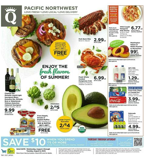 QFC Weekly Deals from August 2