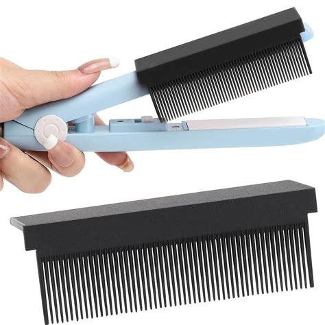 Buy HANNEA® Flat Iron Combs Attachment Clip, Women DIY Combs ...