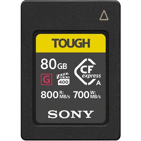 Sony CEA-G80T 80GB Hi Speed CFexpress Type A Memory Card - Buy Sony CEA ...