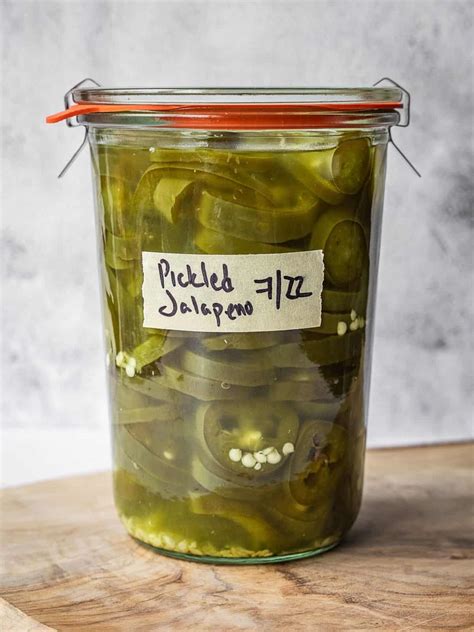 10-Minute Quick Pickled Jalapenos - Urban Farm and Kitchen