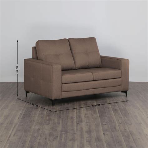 Buy Allen Fabric 2-Seater Sofa - Brown from Home Centre at just INR 39997.0