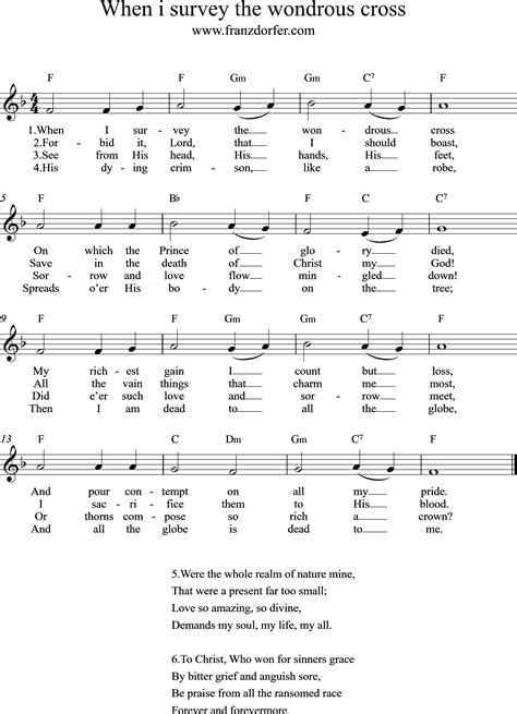 When i survey the wondrous cross
