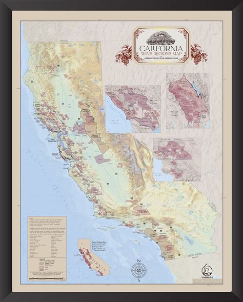 California Wine Map