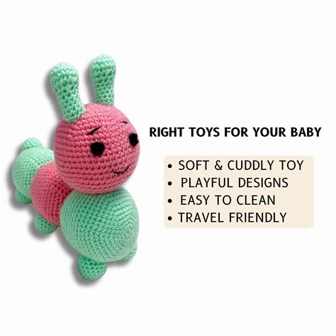 Crochet Caterpillar Handmade Soft Toy – loophoopkids