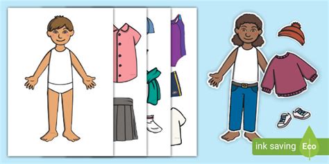 Clothing Activity | ESL | Personal Development | Twinkl