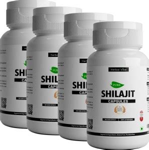 Herbal Vibe Natural Shilajit Capsule for Men Stamina, Energy, Power ...