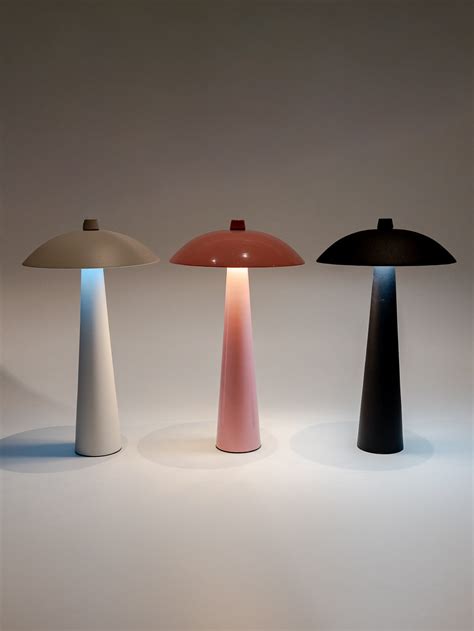 Cloud Cap White Rechargeable Table Lamp