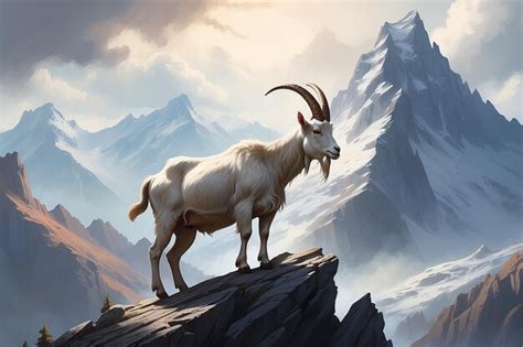 Mountain majesty | Premium AI-generated image