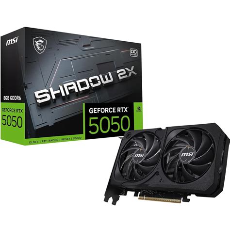 MSI GeForce RTX 5050 8G SHADOW 2X OC Graphics Card – Studbudpc
