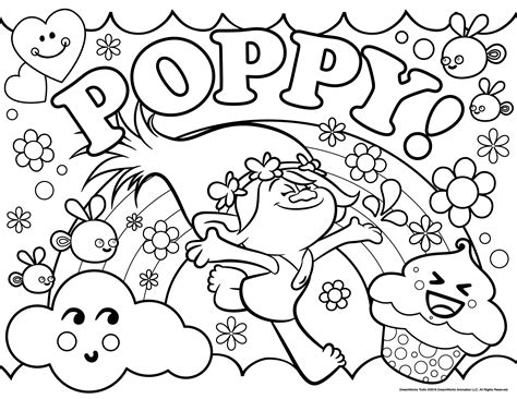 Trolls Movie Coloring Pages - Best Coloring Pages For Kids