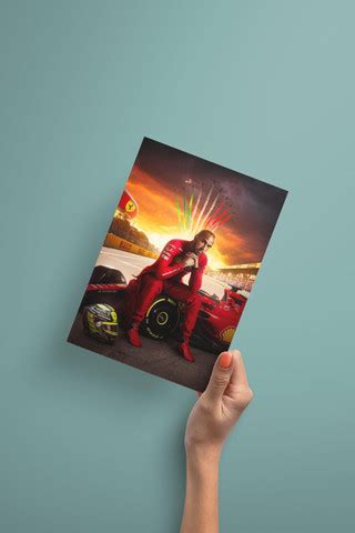 F1 Poster Set of 8 A4 Size 300 GSM - F1 Merchandise - F1 Stickers for ...