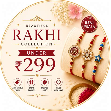 Rakhi Collection 2026 | Designer Bhai & Bhai Bhabhi Rakhis – Kashika ...