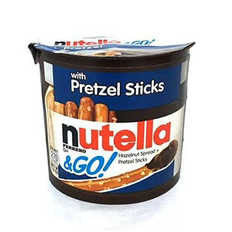 Nutella Hazelnut Spread & Pretzels Sticks & GO! Pouch, 54 g : Amazon.in ...