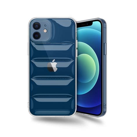 Ultra-Thin Transparent Puffer Back Cover for Apple iPhone 12 – Caseflea
