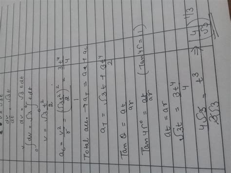 At t = 0, particle starts and moves in a circular path of radius 'R ...