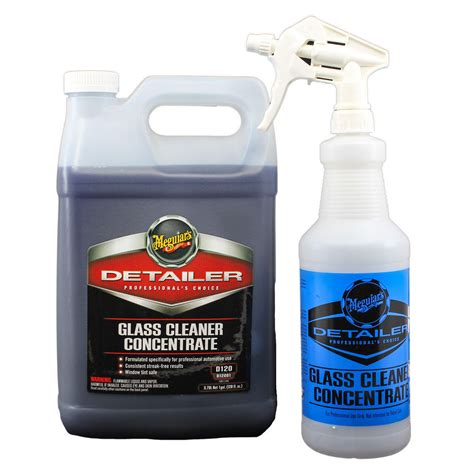 Meguiars Glass Cleaner Concentrate, 1 Gallon, dilutes to make an ...