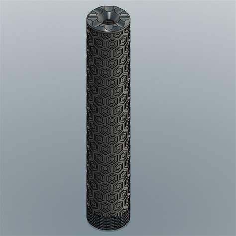 🔫 Hex on hex Airsoft Suppressor・ STL File for 3D printing・Cults