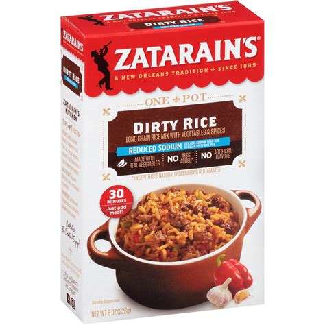 Zatarain's Reduced Sodium Dirty Rice - 8 oz | Buy Now with Express ...