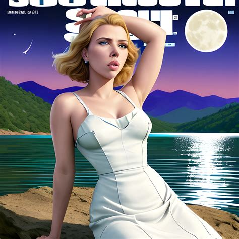full length photo of scarlett johansson the cover of sports illu ...