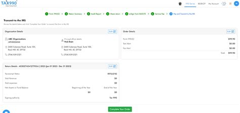 E-File Form 990 的图像结果