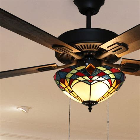 A Guide To Stained Glass Ceiling Fans - Ceiling Ideas