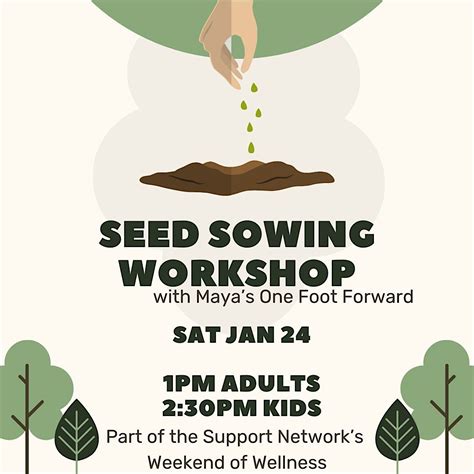 Seed Sowing Workshop - with Mayas One Foot Forward at the Joyful Shoppe ...