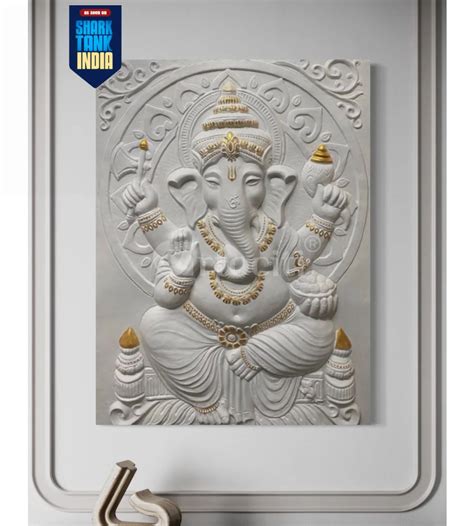 Buy Lord Ganesha 3D Elevation Wall Art 4x3 Ft Design