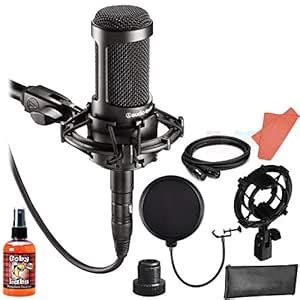 Audio-Technica AT2035 Cardioid Condenser Microphone Bundle with ...