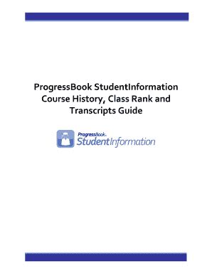 Fillable Online Course History, Class Rank and Fax Email Print - pdfFiller