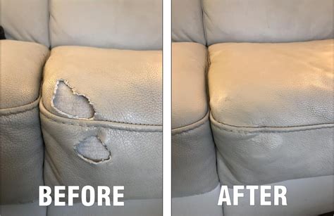 Before & After Photos - A-Plus Leather Furniture Repair